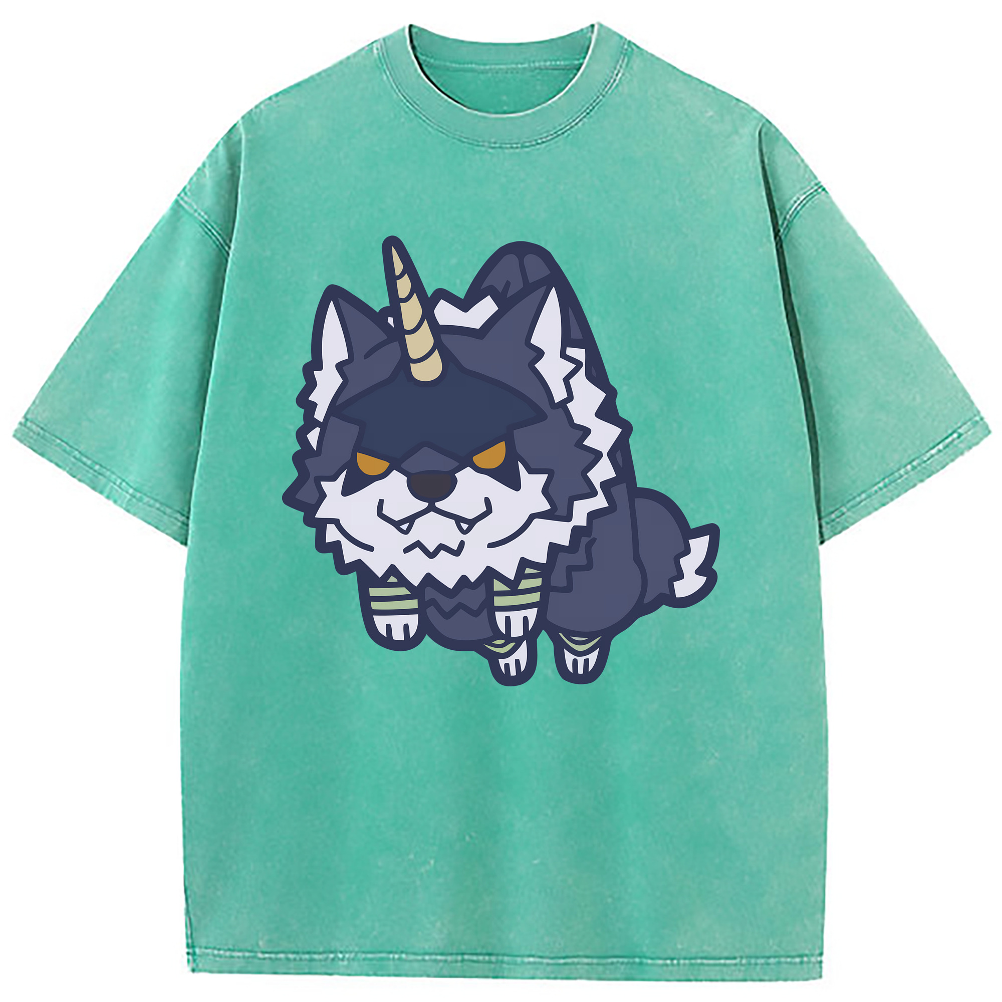 （画像用） 転スラ Regarding Reincarnated to Slime 綿100% ヴィンテージ風 半袖Tシャツ（フロントプリント）